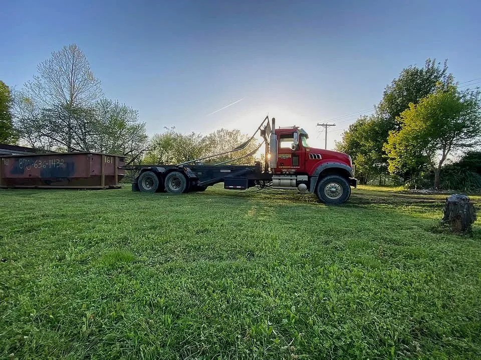 Collection Brothers roll-off truck serving Northeast Arkansas
